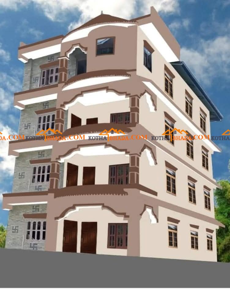Whole house with 22 rooms, 11 bathrooms, 5 kitchens for lease, Bharatpur - 9, Chitwan